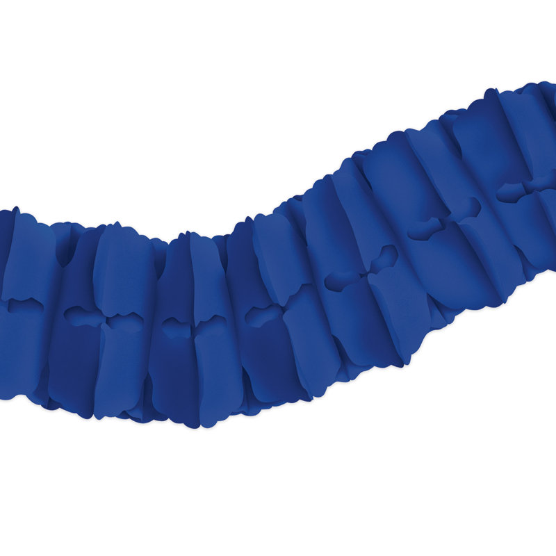 Pkgd Leaf Garland - Pack of 12, Blue