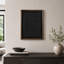 Papier d'art mural encadré, en bois, en MDF, à relief géométrique, décor texturé moderne pour le bureau de la chambre à coucher - 29 po - noir et brun