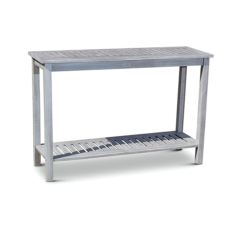 Eucalyptus Console Table, Silver Gray