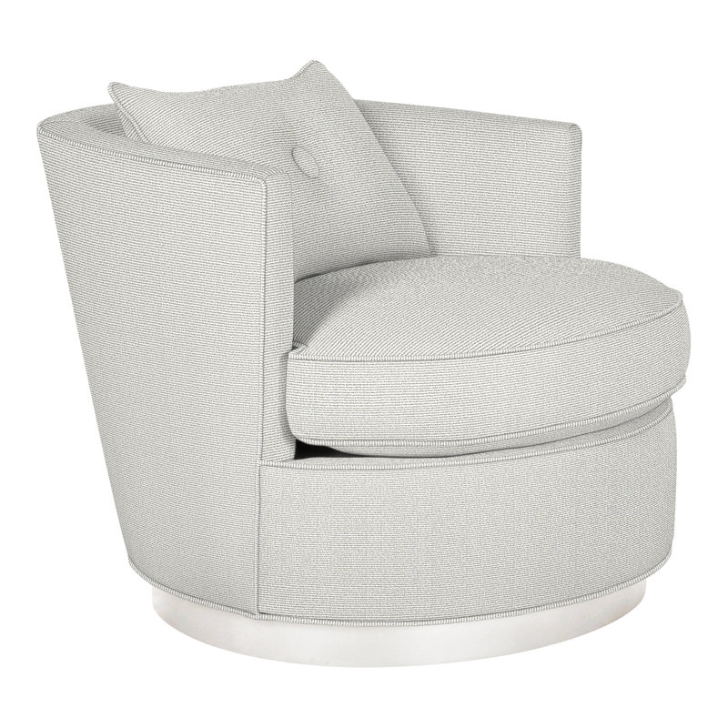 Chaise pivotante Bernadette de Michael Weiss, Coton Callaloo, Navajo