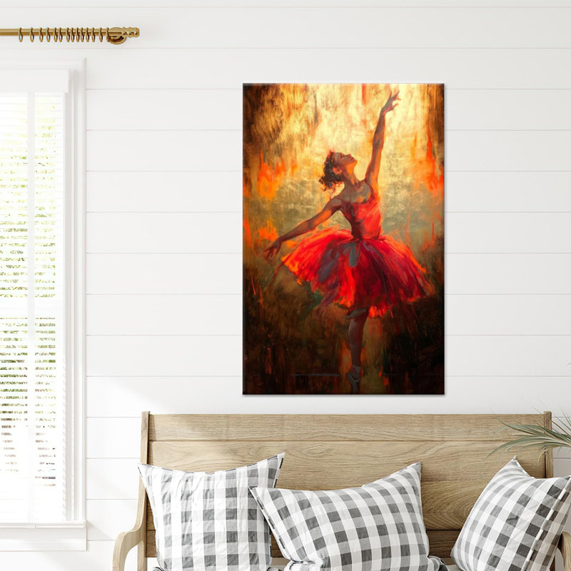 «Modern Girl Room Decor», reproduction d'art sur toile, toile tendue 1P, H: 23,6 po x l: 15,8 po