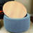 Multi-Function Round Ottoman With Storage: Elegant Footrest & Side Table-1654901858
