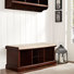 Banc de rangement avec tablettes Agora
