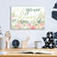 «Floral Follow Your Dreams» par Cindy Jacobs, art mural en verre acrylique-705430956