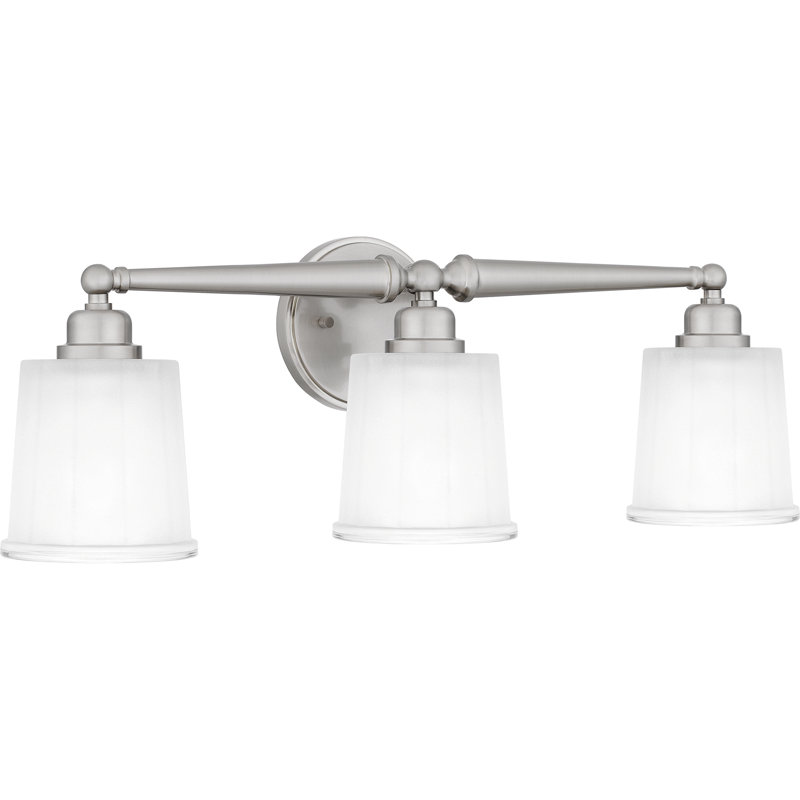 Benley 3 - Light Dimmable Vanity Light, Brushed Nickel