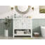 Meuble-lavabo 36 po avec lavabo supérieur, armoire de rangement moderne avec 2 portes à fermeture douce et 6 tiroirs, meuble-lavabo simple-118592773