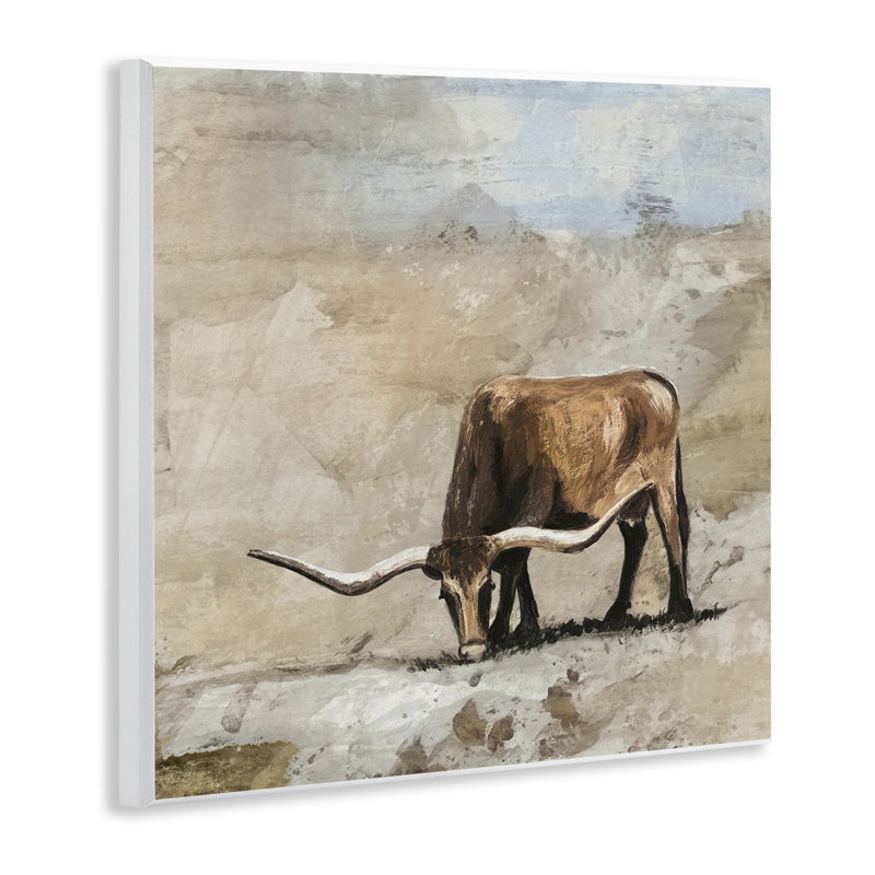 Plaque murale Logan Longhorn, par Errico & Slyp