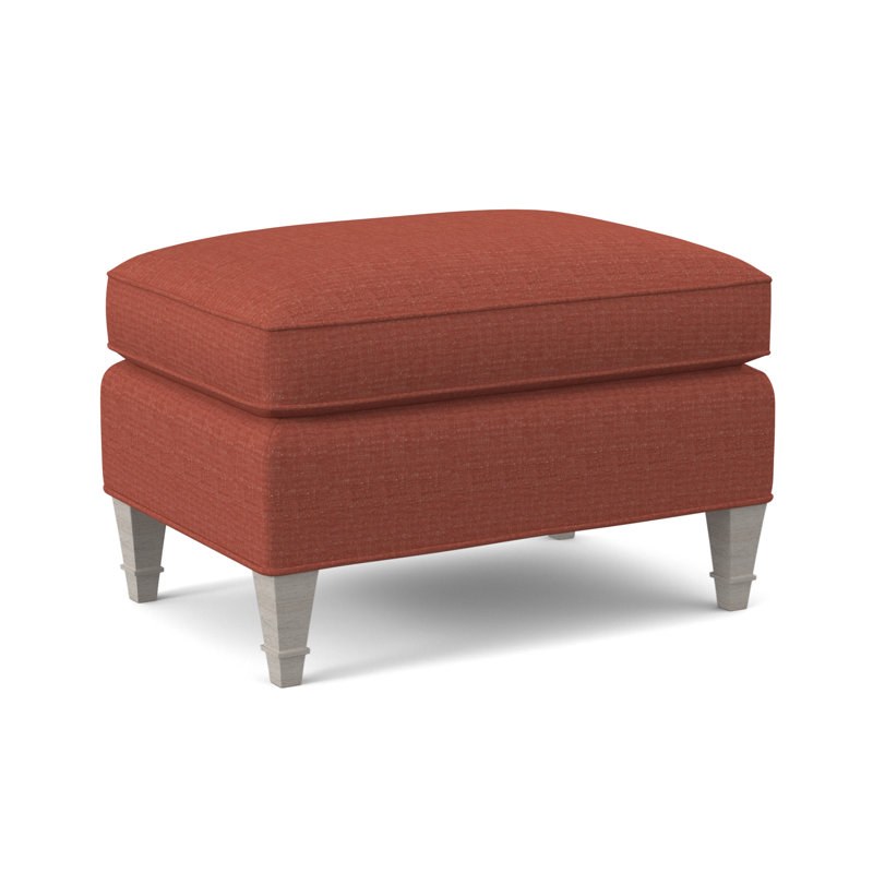 Everton Ottoman, Bisque, Elise Flax
