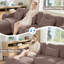 Canapé à assise profonde modulaire moderne à 4 places en chenille l 131,5 po-130155254-130155255
