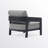 4 Pieces Aluminum Outdoor Patio Conversation Set With 5.2'' Seat Cushions-1506766003