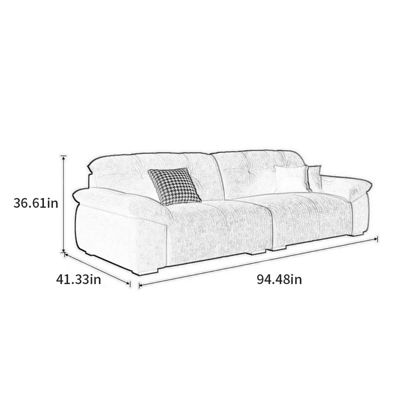 Kerrick, H 36,61 po x l 94,48 po x P 41,33 po