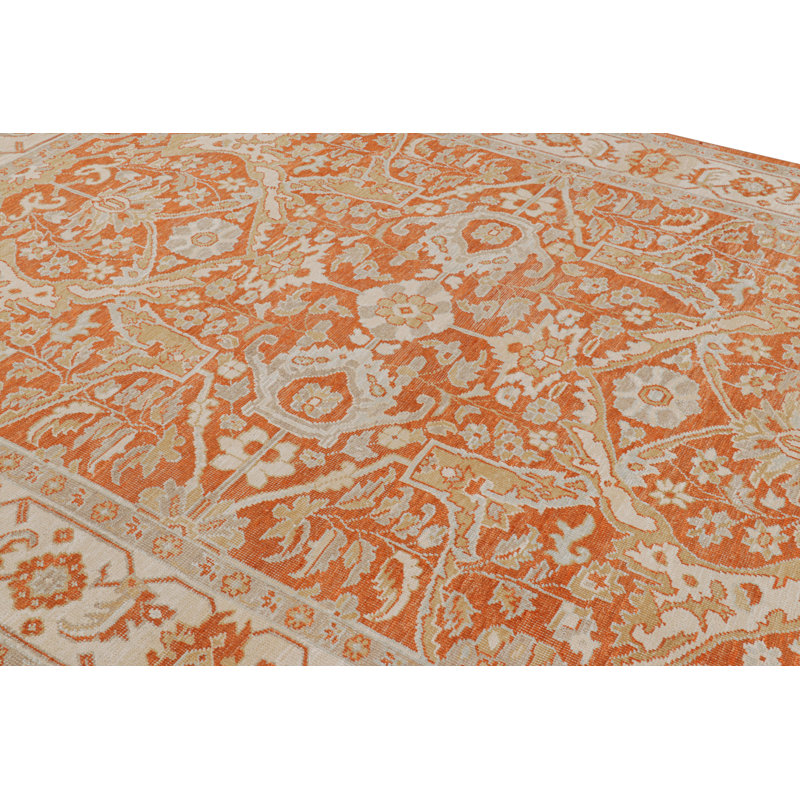 Hand Knotted Wool Geometric Area Rug