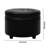 Lenglen Faux Leather Ottoman