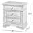 Watson 3-Drawer Wood Nightstand With USB and Electrical Outlets-402470788