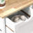 Rolling Kitchen Island Cart, Bar Serving Cart with Drawers, White