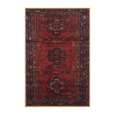 Tapis rouge / noir Southwestern