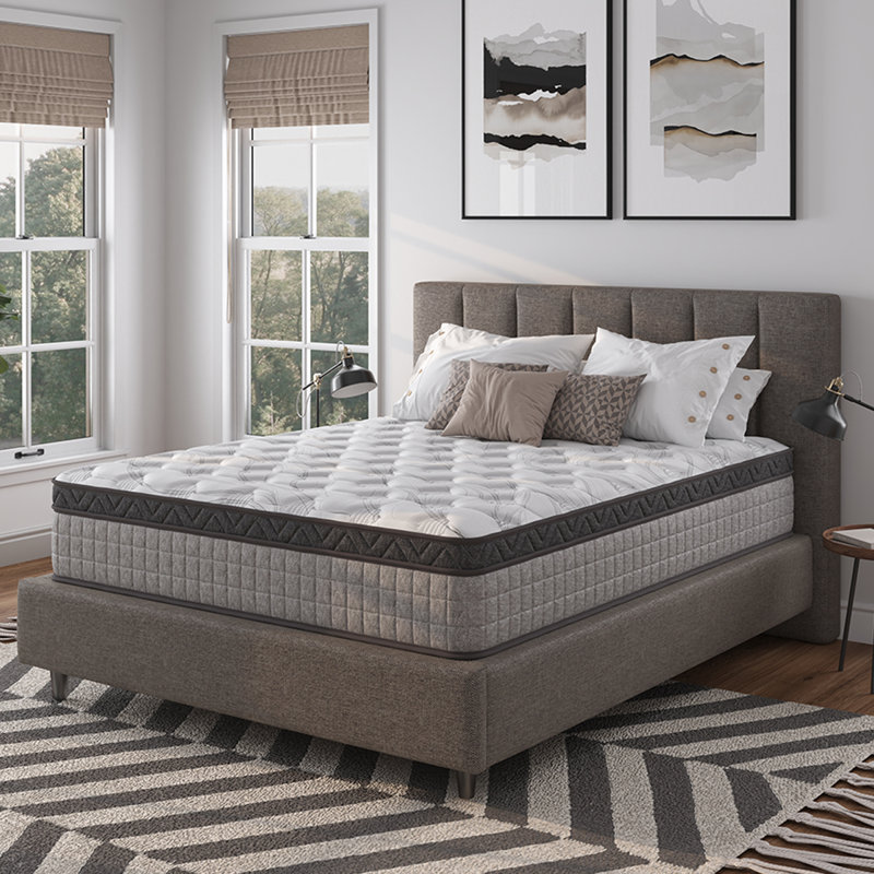 10" Diamond Innerspring Hybrid and Cooling Gel Memory Foam Mattress（Full), Twin