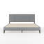 Lit plateforme en bois avec base tapissier Martha Stewart Jett-97967479-97967480