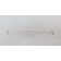 Fixturedisplays® 4" Dual-End Looped White Cotton Cord Barbed Cord Loop Band With Metal Barbs 100PK 101711