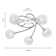 5 Light Semi Flush Ceiling Light