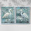 Impression encadrée Coastal Egret I-Premium - prête à être accrochée - aucun clou requis - aucun clou requis-779304391-779304413