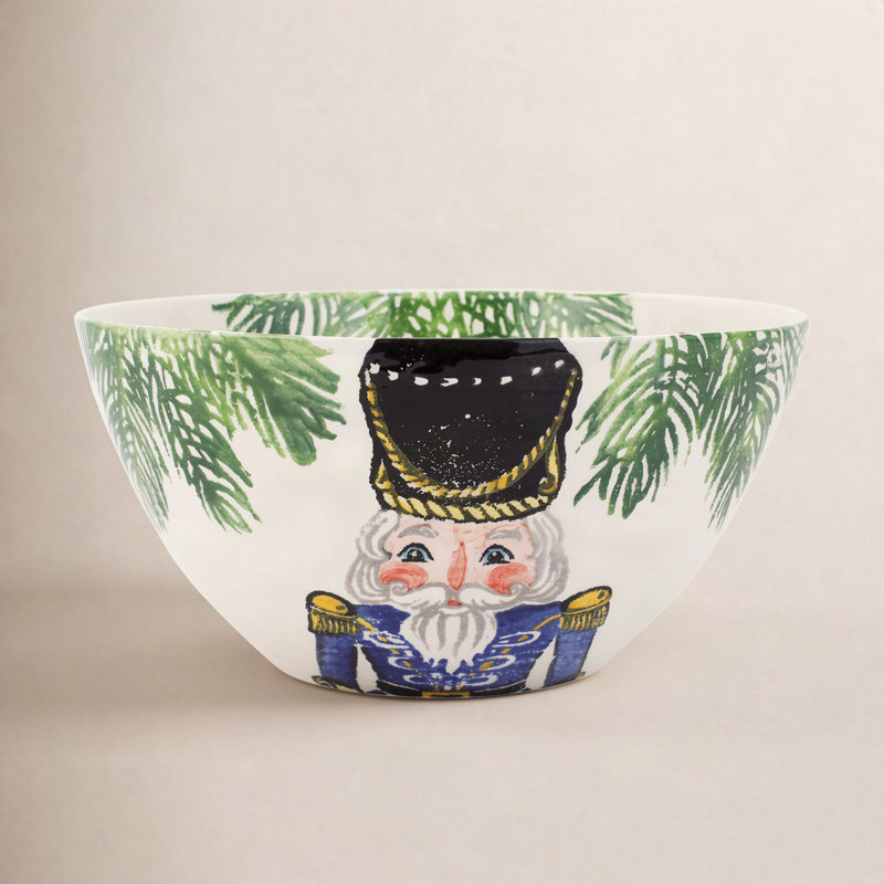 Nutcrackers Terra Bianca Serving Bowl