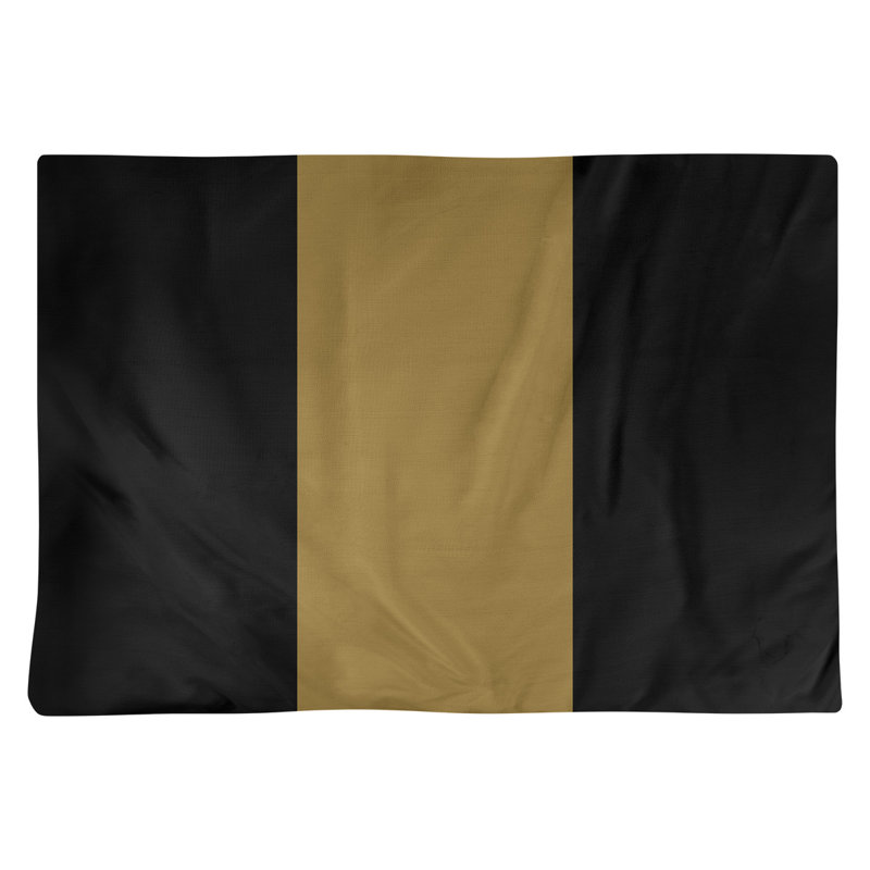 Récapitulatif de 18 po Wake Salem, Noir / milieu doré, Sergé de coton