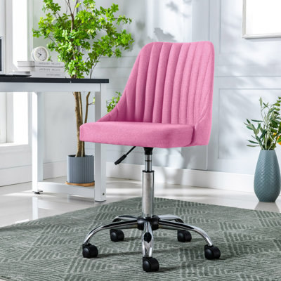 Pink Office Chair Mat Carpet Protector Mat HOEK Extra Large Office
