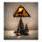 22" High Wolf at Dawn W/Lighted Base Table Lamp