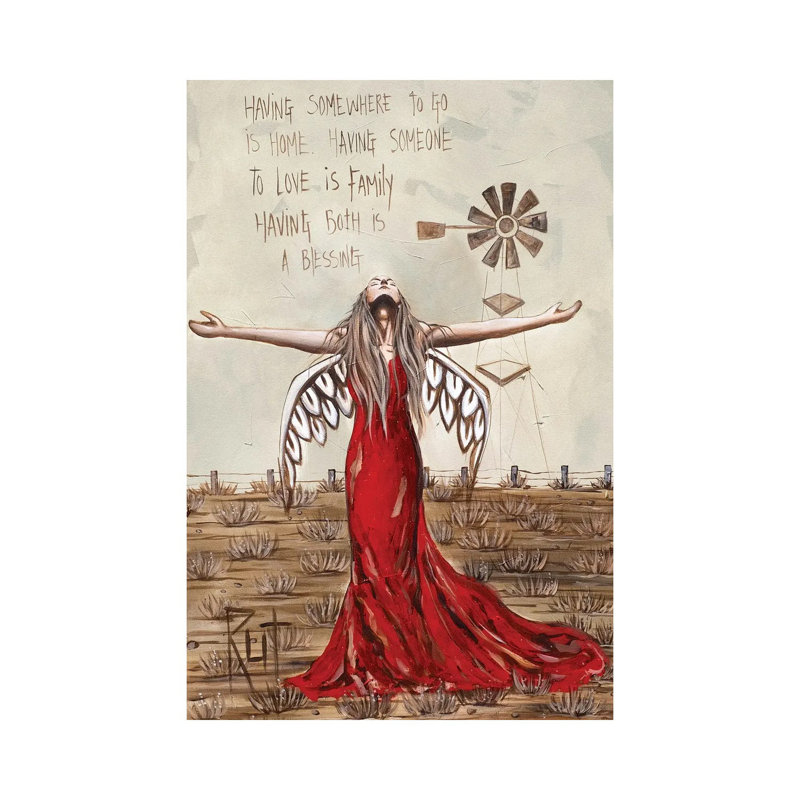 « Have somewhere to Go » par rut art Creations-impression, Pas de tapis, Toile tendue, H 8 po x l 12 po x P 0,75 po