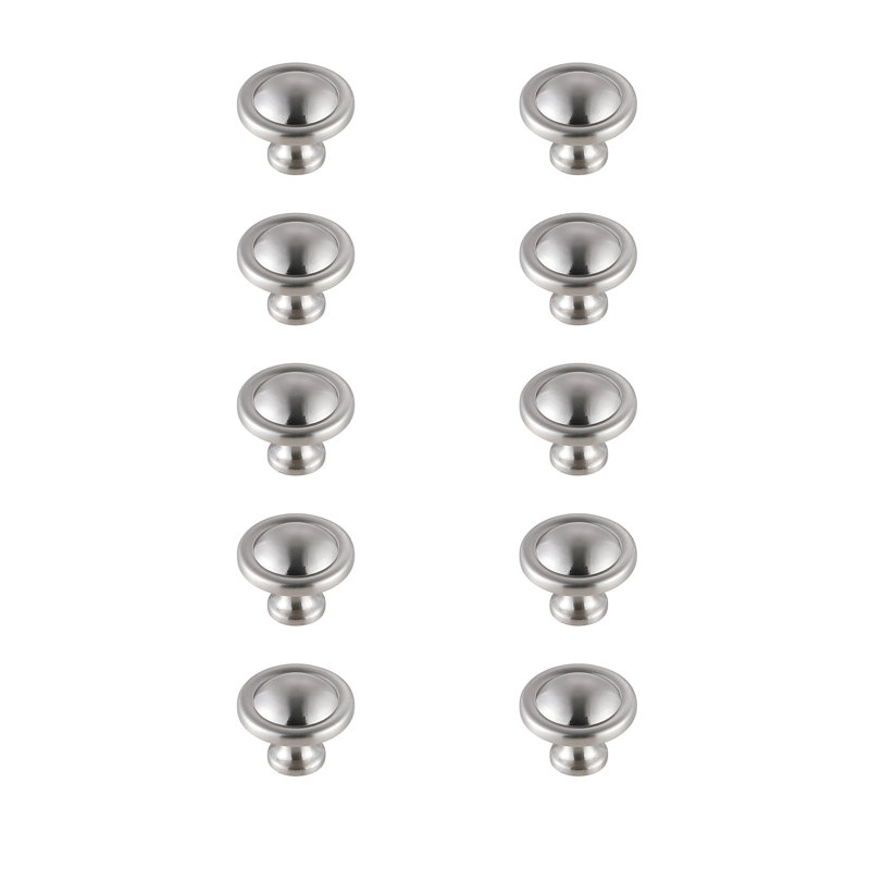 Poignée champignon Dazile, Nickel brossé