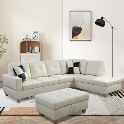 Jamele 3 - Piece Leather Living Room Set by Latitude Run