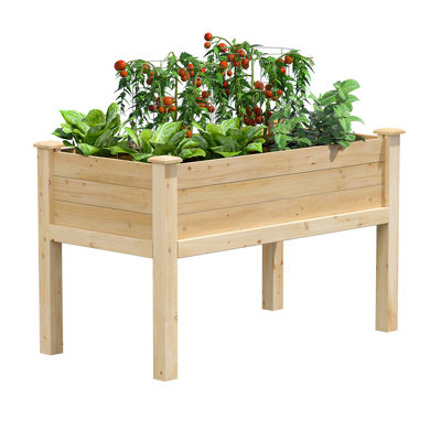 Greenes Fence Elevated Cedar Garden Bed