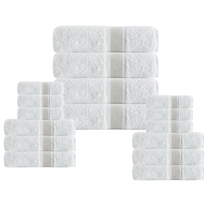 Amair Turkish Cotton Plush Jacquard Mulit-Size Set