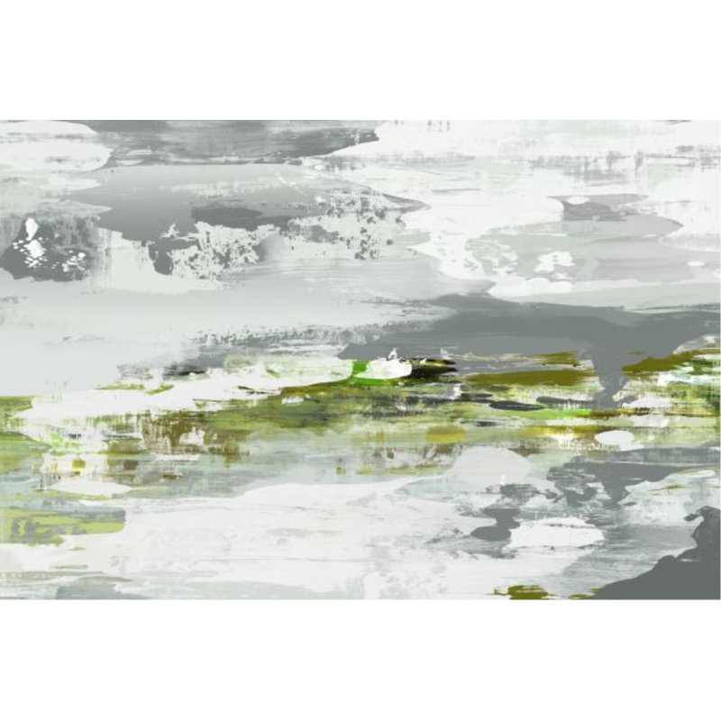 Between Sea & Land Painting by Fern Cassidy, 47" H x 71" W, Knife Gel