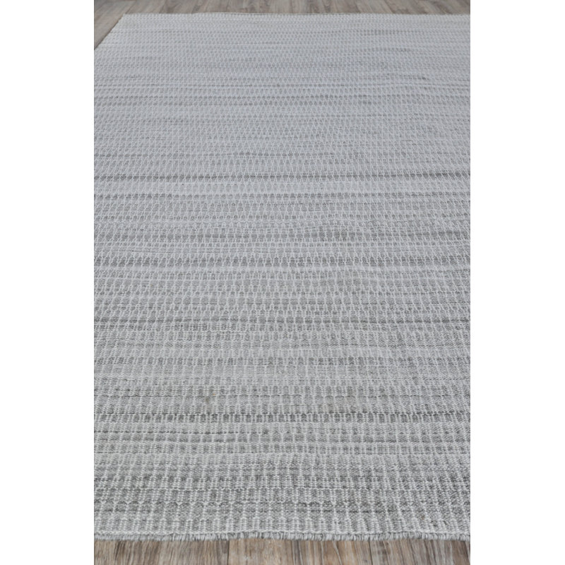Florence Geometric Area Rug in Gray, Rectangle 6' x 9'