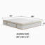 Matelas hybride à housse matelassée Euro