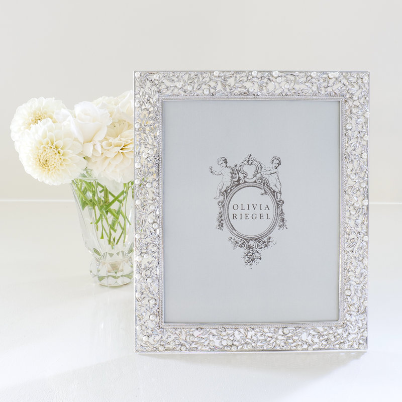 Eleanor Metal Picture Frame, 5" x 7", Silver