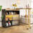 Extendable Bar Table With Storage Cabinet And Led-2042543299