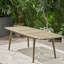 Table de salle à manger d'extérieur extensible en bois d'acacia