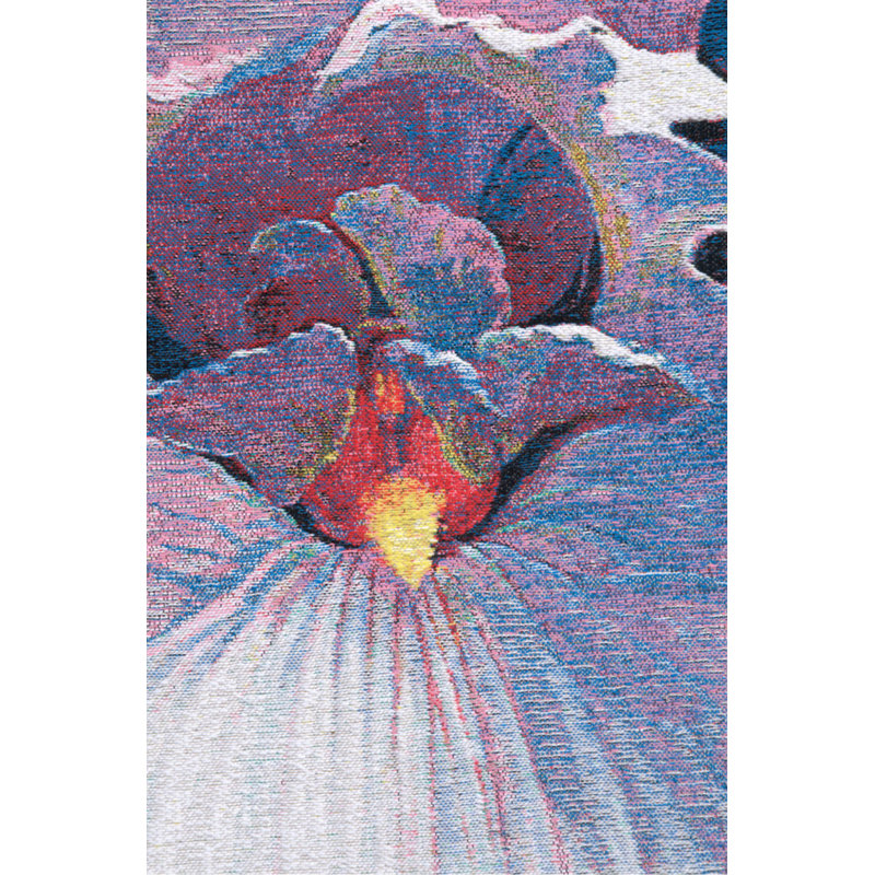 Floral Cotton Blend Pillow Cover