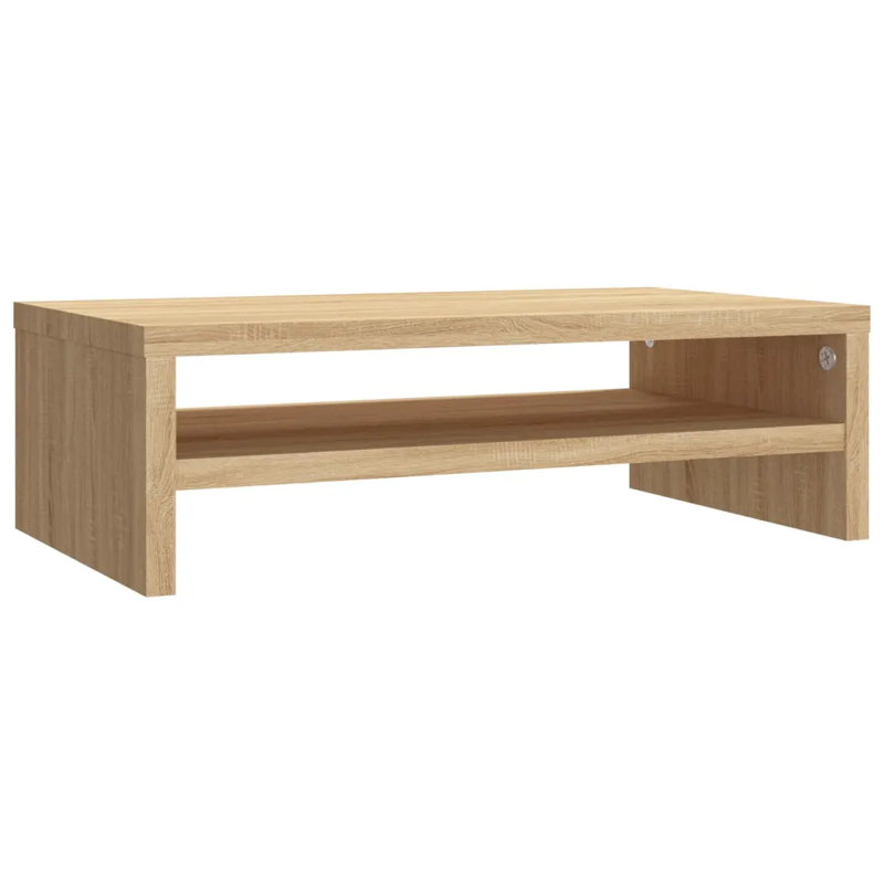 Goddard Wood Monitor Stand, Brown