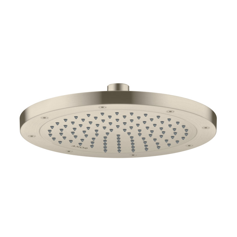 Rain Fixed Shower Head, Brushed Nickel