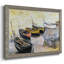 Bateaux sur la plage, 1883 - Reproduction de photo sur toile simple-96278266-96278264
