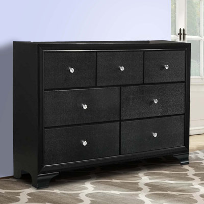 Millerville Solid Wood 58.4'' W 7 - Drawer Dresser