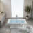 67" x 30" Freestanding Acrylic Bathtub Solid Surface Deep Soaking Tubs