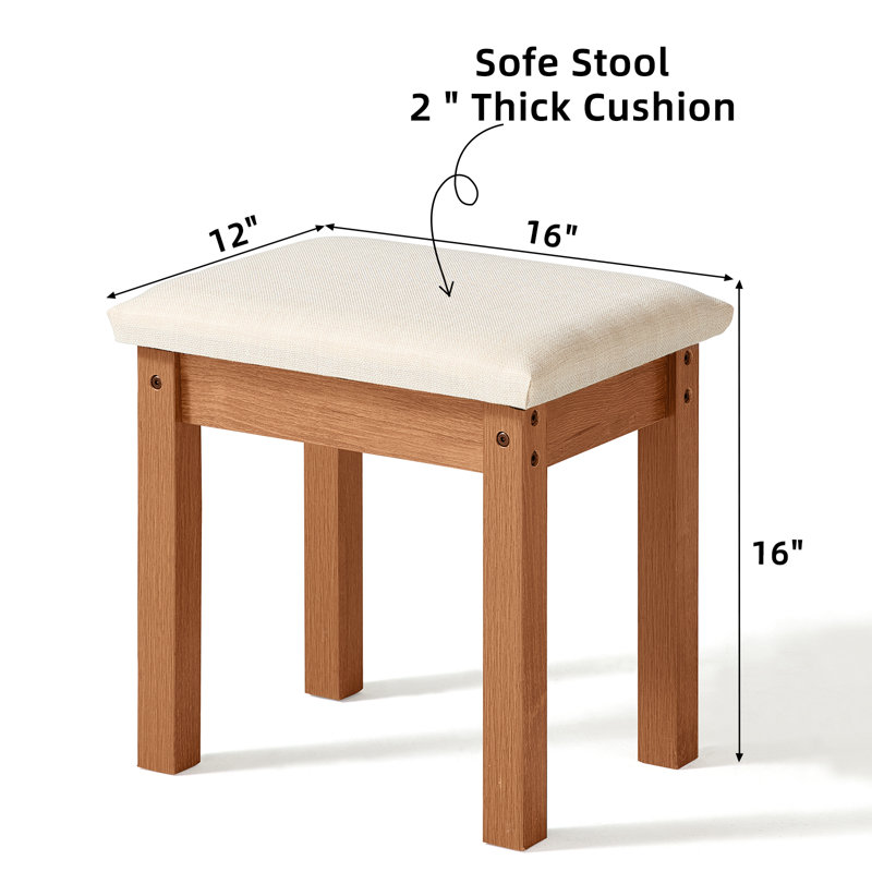 Fauteuil de coiffeuse, Teck