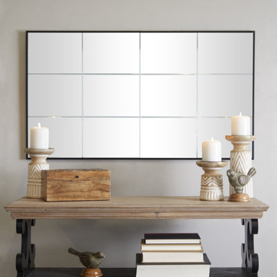 Miroir mural noir