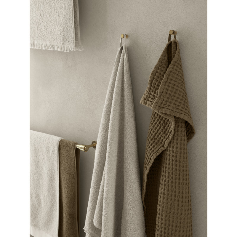 Débarbouillette 100% coton biologique RIVA, Crème