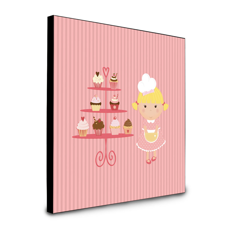 Petits gâteaux baker blonde, art encadré Tuileries